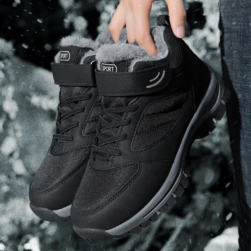 Comelyy Snowy Villia Leather Anti-skid Ankle Boots