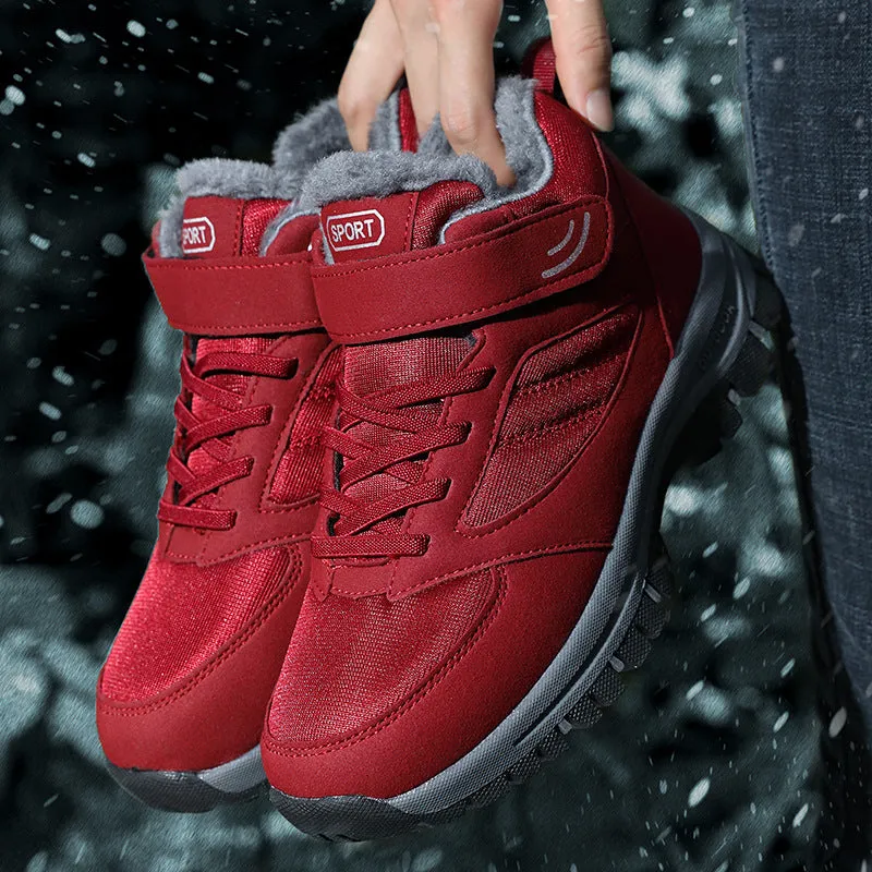 Comelyy Snowy Villia Leather Anti-skid Ankle Boots