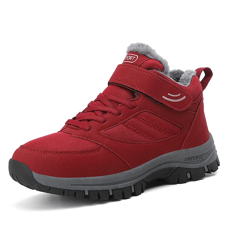 Comelyy Snowy Villia Leather Anti-skid Ankle Boots