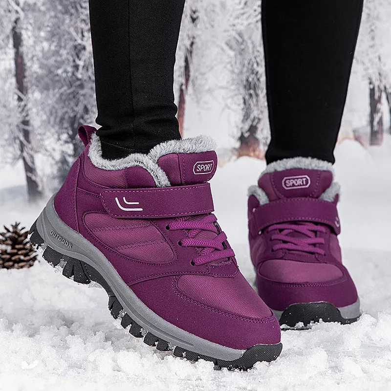 Comelyy Snowy Villia Leather Anti-skid Ankle Boots