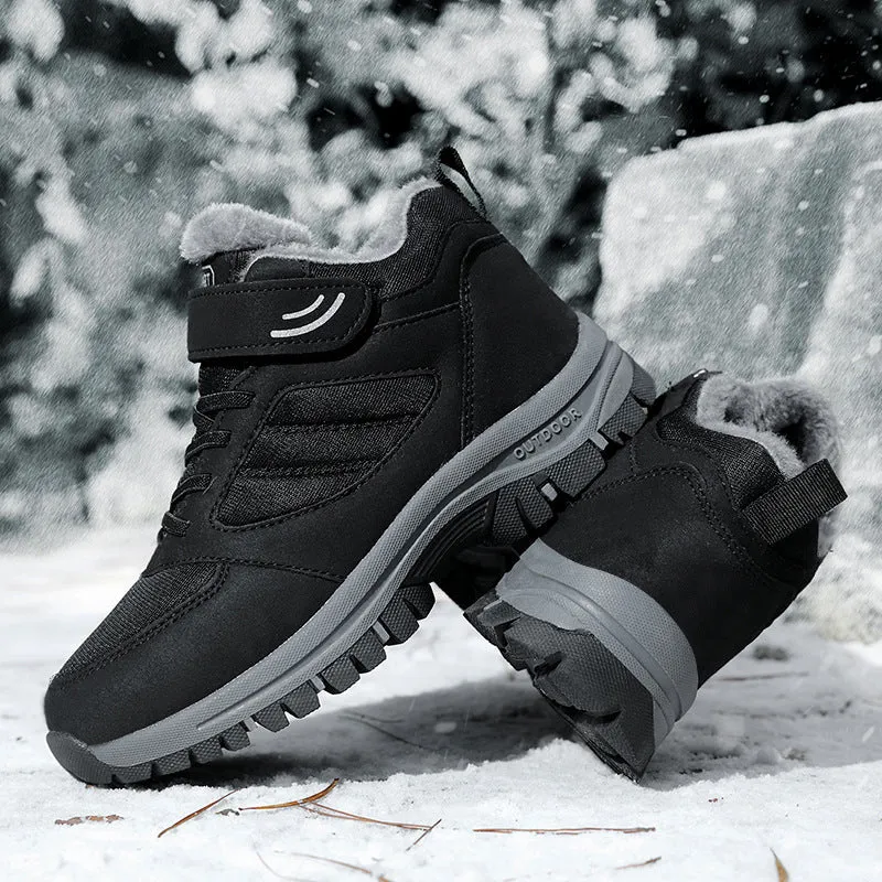 Comelyy Snowy Villia Leather Anti-skid Ankle Boots