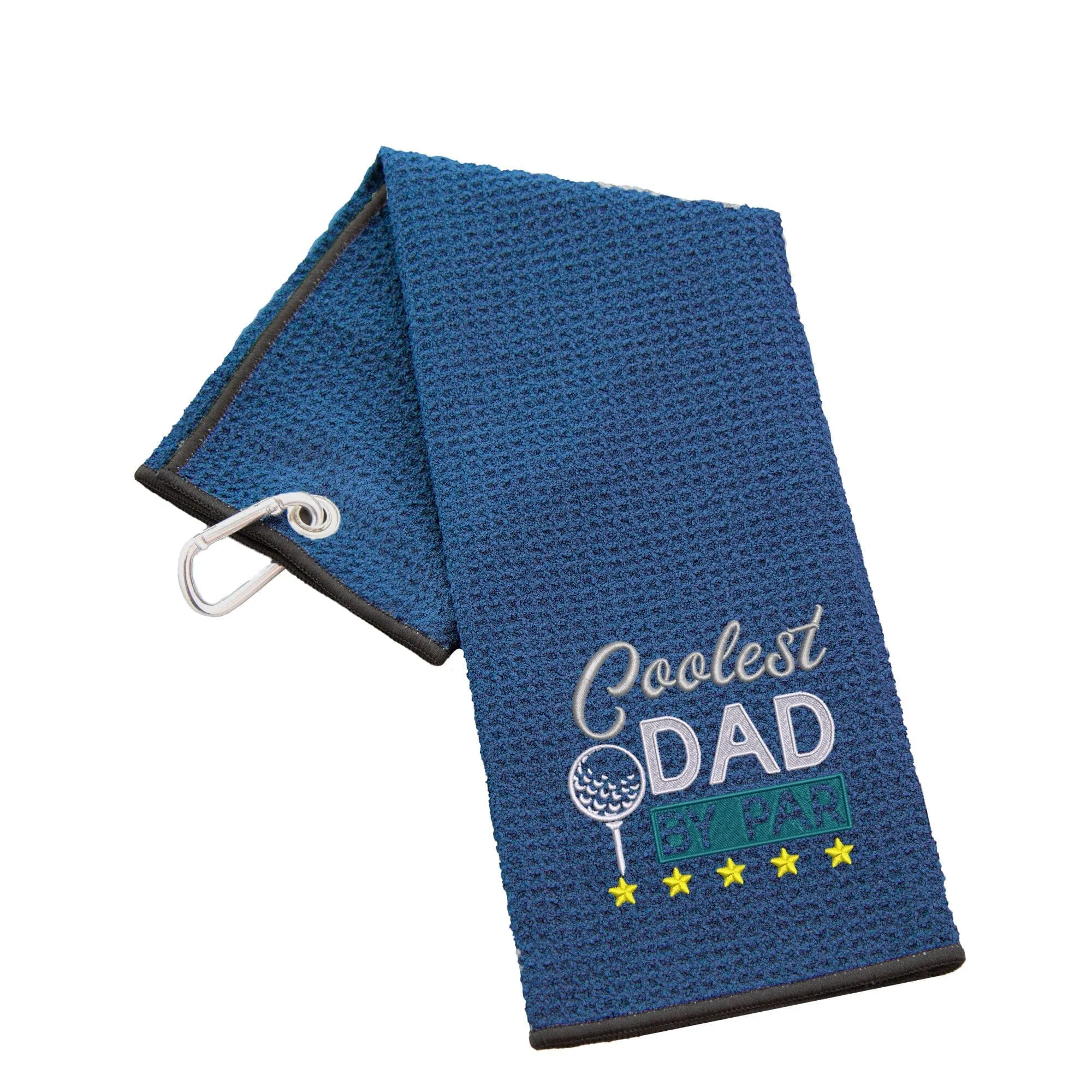 Coolest Dad By Par Novelty Golf Towel