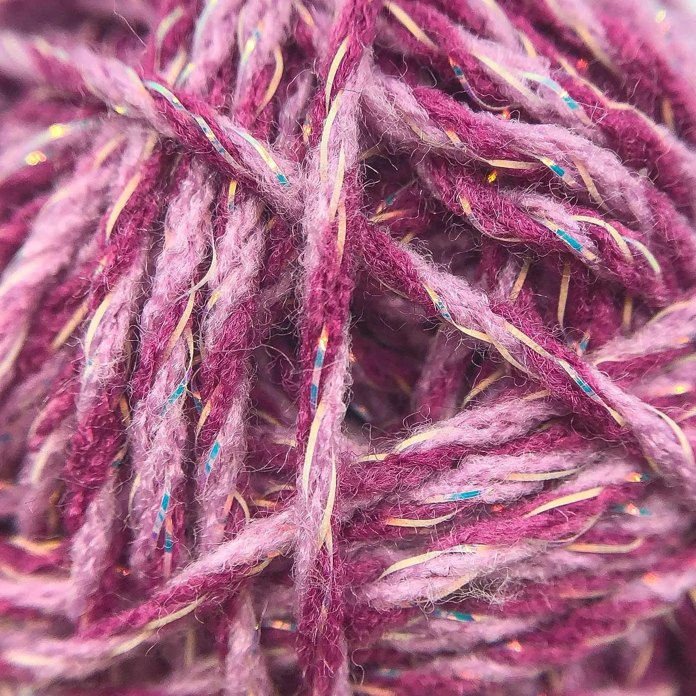 Glow in the Dark Rainbow Twist Yarn for Crochet(6 colors)