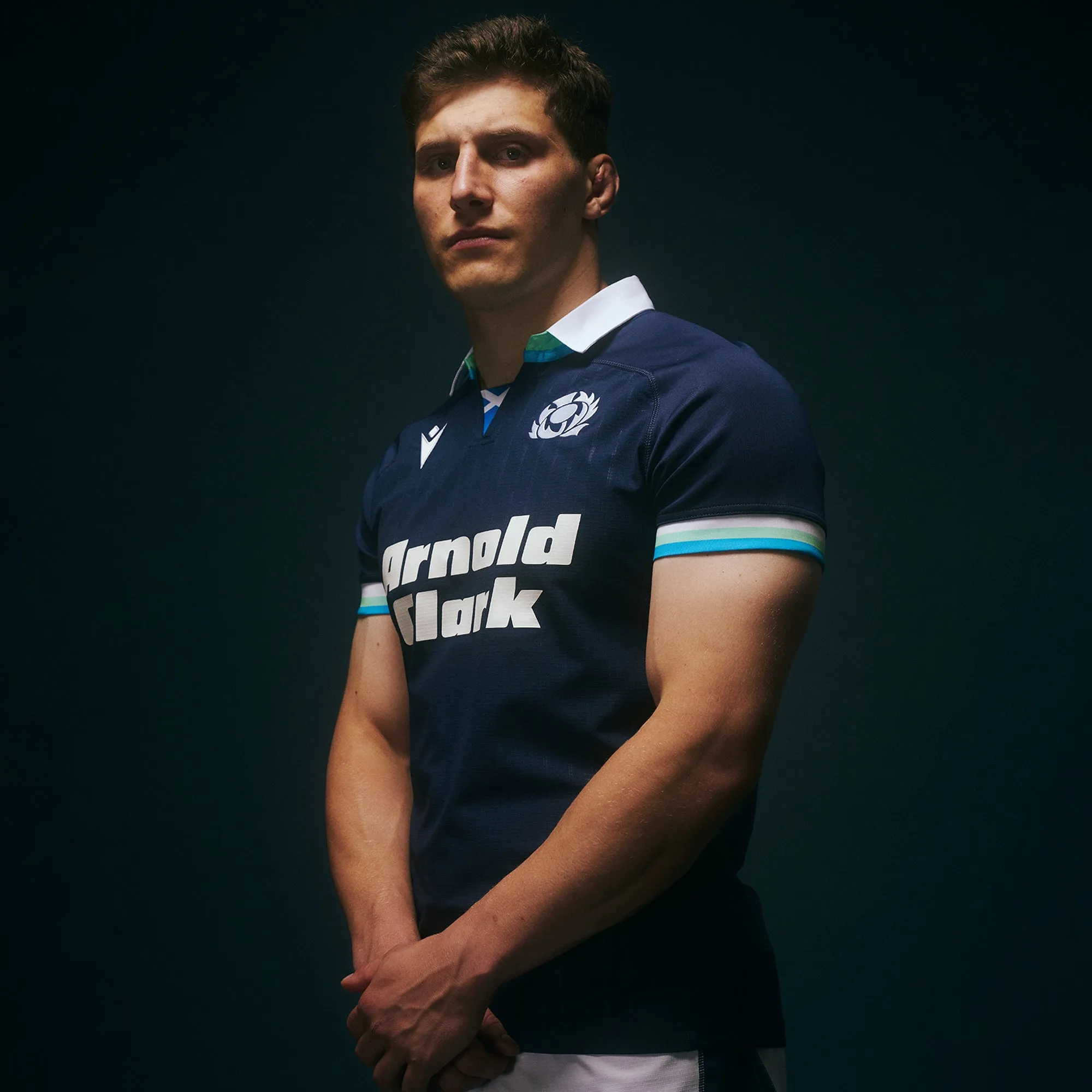 Scotland 24/25 Home Slim Fit Rugby Shirt